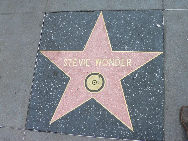 toile Hollywood Boulevard - Stevie Wonder